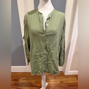 French Laundry Olive Button-Down Shirt